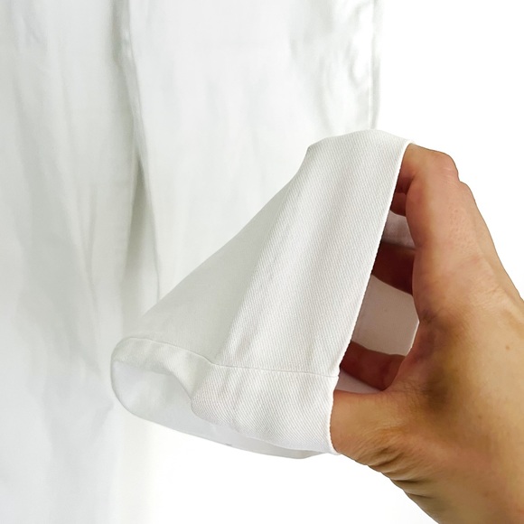 Camber & Grace White Fitted Stretchy Ankle Cut Pants Office Business Size Small - Picture 7 of 13